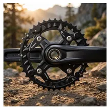 Shimano FC-MT500-FC-M523 Kettenblatt Silver/Black, 40 Zähne
