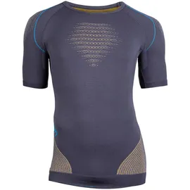 Uyn Evolutyon Funktionsshirt Herren charcoal/gold/atlantic L/XL