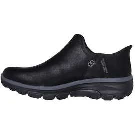 SKECHERS SLIP IN RF EASY GOING Modern Hour Slip-On, Black Microleather, 36 EU
