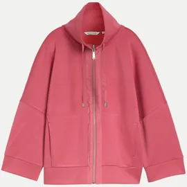 Tom Tailor Boxy-Fit Scuba Sweatjacke Rosa L