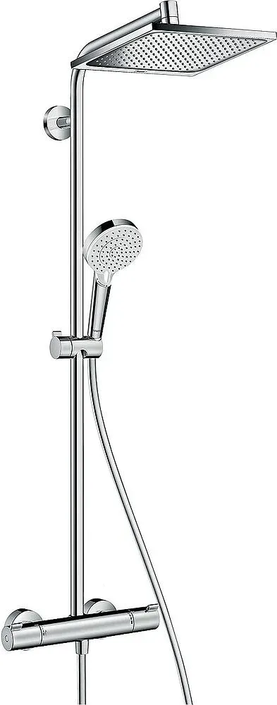 Brause-System Crometta E Showerpipe 240 1jet, mit Thermostat (Ausführung: Brause-System Crometta E240)