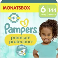 Pampers Premium Protection, Gr.6 Einwegwindel, 13kg+, 144 Stück