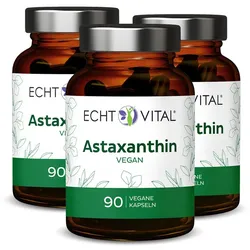 Echt Vital Astaxanthin vegan - 3 Gläser