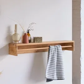 Tikamoon Ugo Handtuchhalter Teakholz