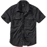 Brandit Textil Vintage Kurzarmhemd Black XL