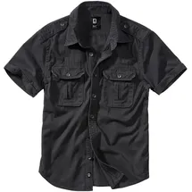 Brandit Textil Vintage Kurzarmhemd Black XL