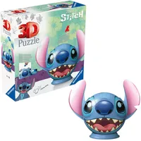 Ravensburger Puzzle 3D Puzzle-Ball Disney Stitch mit Ohren