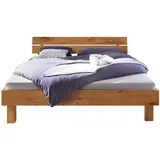 Hasena Prato 90 x 200 cm Fußhöhe 25 cm wildeiche natur geölt