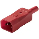 Martin Kaiser 749/rt Kaltgeräte-Steckverbinder Stecker, gerade 10A Rot 1St.