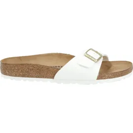 Birkenstock Madrid Birko-Flor Lack schmal patent white 41