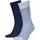 Tommy Hilfiger TH MEN SMALL STRIPE SOCK 2P 2er Pack Blau 47-49