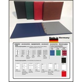 ROTES MÜNZALBUM RINGBINDER OPTUS LOOK OP-1000-R leer zum selbst bestücken