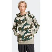 Adidas Kapuzensweatshirt ADIDAS SPORTSWEAR "M CAMO HD" Gr. XL, grün (silver pebble) Herren Sweatshirts