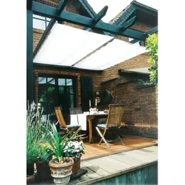 PEDDY SHIELD Sonnensegel 330 cm x 58 cm Uni Weiß