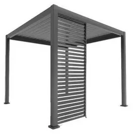 gardenson Pergola-Seitenteil 2 Stück 0,93 x 2,39 m Anthrazit