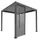 gardenson Pergola-Seitenteil 2 Stück 0,93 x 2,39 m Anthrazit