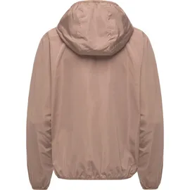 Ragwear Damen, Extraleichte Übergangsjacke Sommerjacke kurz mit Kapuze Vinzie C YOUMODO Mauve Gr. S - S