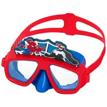 BESTWAY Schnorchelmaske 98023 Spider-Man, wasserdicht, zweigeteiltes Kopfband, ab 3 Jahren