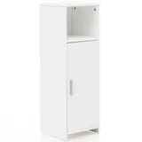 FineBuy Badschrank 30 x 95,5 x 30 cm Weiß