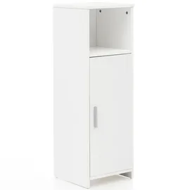 FineBuy Badschrank 30 x 95,5 x 30 cm Weiß