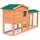 vidaXL Kaninchenstall 140 x 46 x 85 cm