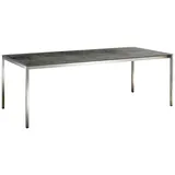 Solpuri Slimm Dining Tisch 220x100 cm Edelstahl