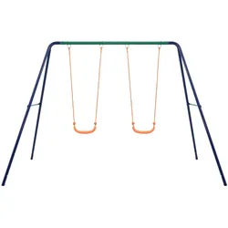 vidaXL Schaukelset mit 2 Sitzen Stahl