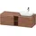 Duravit D-Neo Konsolenwaschtischunterbau wandhängend Nussbaum Matt 1400x550x459 mm - DE4950R10790000 DE4950R10790000