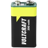 VOLTCRAFT 9V Block-Akku NiMH 200 mAh 8.4V 1St.