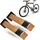 Parax TWIN STICKS Fahrrad Wandhalterung schwarz/braun 32 cm