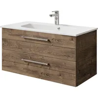 Saphir »Serie 6025 Mineralmarmor-Waschtisch mit Unterschrank, 97 cm breit«,