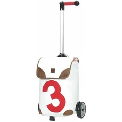 360° Taschen Lee Trolley rote Zahl mit rotem Griff
