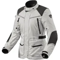 RevIt! Revit Voltiac 3 H2O Damen Motorrad Textiljacke, schwarz-silber,