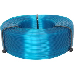 Purefil PETG Filament (1000 g, Transparent, Blau), 3D Filament, Blau, Transparent