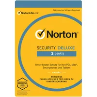 NortonLifeLock Norton Security Deluxe 3.0 5 Geräte 2 Jahre ESD DE Win Mac Android iOS