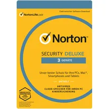 NortonLifeLock Norton Security Deluxe 3.0 5 Geräte 2 Jahre ESD DE Win Mac Android iOS