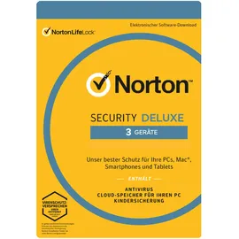 NortonLifeLock Norton Security Deluxe 3.0 5 Geräte 2 Jahre ESD DE Win Mac Android iOS