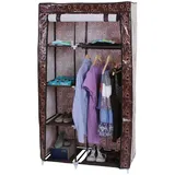 MCW Faltschrank Campingschrank Stoffschrank Kleiderschrank 163x89x43cm