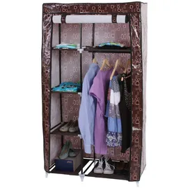 MCW Faltschrank Campingschrank Stoffschrank Kleiderschrank 163x89x43cm
