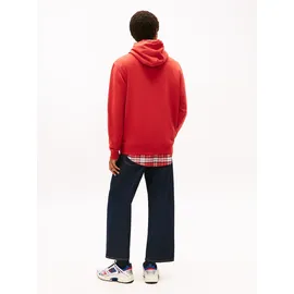 Tommy Hilfiger Hoodie mit Logo-Stickerei Rot S