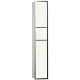 emco WC-Modul asis 150, chrom / optiwhite Unterputz, 964 mm, Doppelfach mit Boden mit Papierhalter,  976027864