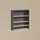livinity Waschmaschinenschrank Paolina 93,6 x 100,4 cm Anthrazit/Goldkraft Eiche