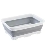 MWZBTG Fußwanne Pool Faltbar, 37x27x11.8cm Tragbares Fußbad, Pool Fußwanne, Faltbare Tragbare Fußbadewanne, Fußbad Schüssel, Planschbecken FußWanne, Rutschfestes Faltbare Fußbad Für Pool