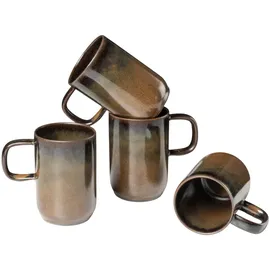 gipfelstück Glockenklang Kaffeetasse 0,275 l Braun 4 St.