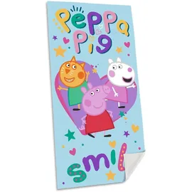 Kids Licensing Badetuch (70x140cm, Baumwolle), Peppa Pig