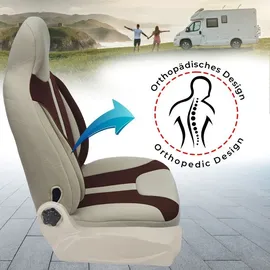 BREMER SITZBEZÜGE Wohnmobil SITZBEZÜGE für Dethleffs Globetrotter XXL (WPL413)