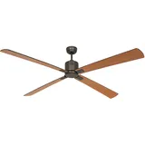 CasaFan Deckenventilator Eco Neo III 180 BZ Schwarz / Teak