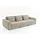 Atlantic Home Collection 3-Sitzer Valan Cord 279 x 83 x 126 cm Beige