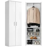 mokebo Garderobenschrank Weiß,