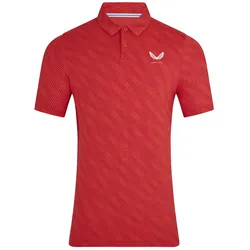 Castore Polo Club Golf Ball Printed, rot
